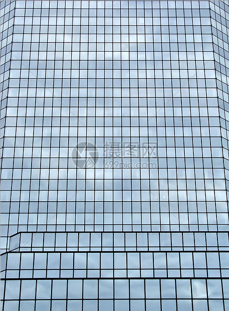 蓝色建筑摩天大楼地板商业建筑学反思玻璃银行城市天空办公室图片
