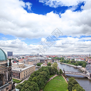 中柏林空中观察大教堂天线建筑物旅游天空天际尖塔广场城市主场图片