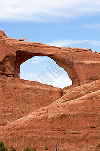 国家公园拱门橙子荒野岩石蓝色风景砂岩沙漠公园巨石图片