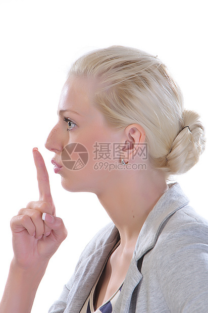 女人用手指对嘴张着手指低声说话人脸表情嘴唇女性手势惊喜人类嘴巴图片