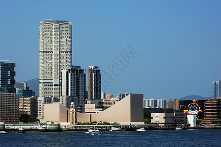 维多利亚港汽船轮船木桩舰队渡船建筑港口图片