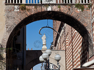 维罗纳的鲸骨旅行拱门城市地标太阳旅游文化房屋纪念碑建筑学图片