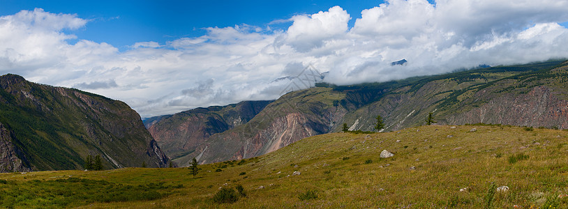 阿尔泰山脉 美丽的高地景观 俄罗斯 西伯利亚地形顶峰爬坡场景旅行全景旅游空气山脉岩石图片