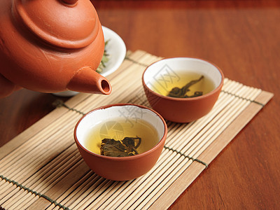 中国茶时间保健卫生金子仪式飞碟竹子草本植物美食传统叶子图片