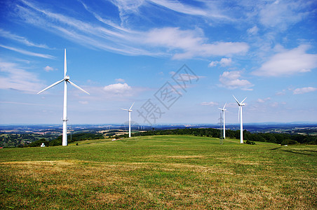 风风农场天空环境保护信用发电机创新环境风车力量绿色螺旋桨图片