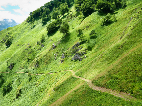 高山山丘图片