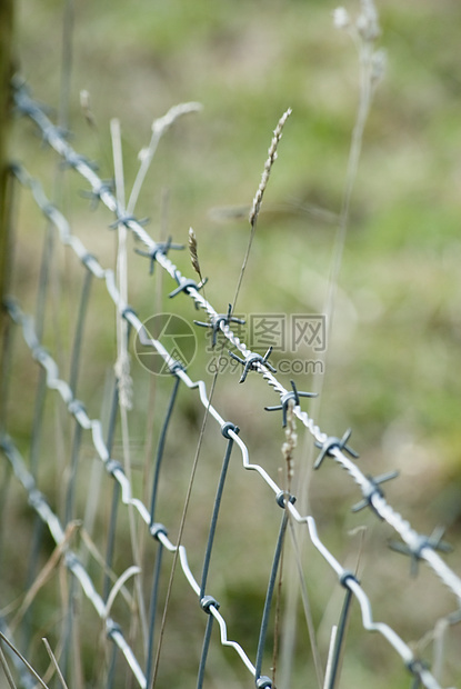 围网围栏栅栏倒钩风险农村作品国家守护危险绿色警告图片