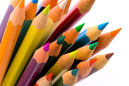 彩色铅笔光谱团体教育办公室蜡笔窗饰彩虹调色板幼儿园橙子图片