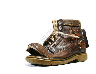 旧的和勃朗肯鞋乞丐欺骗街道鞋带意外幻灭时尚惊喜尘土垃圾图片