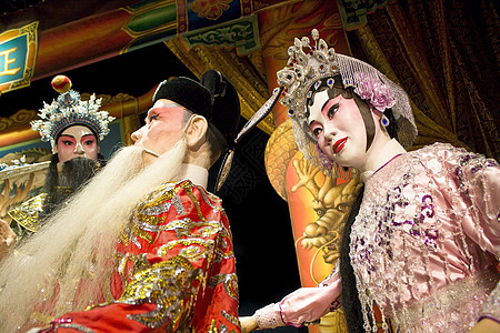 中国歌剧木偶化妆品女士戏剧窗帘旅游演员娱乐唱歌传统翅膀图片