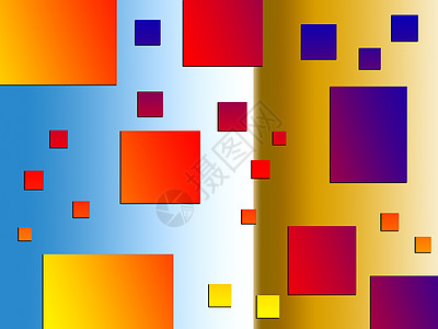 颜色和形状形状坡度长方形角落正方形矩形红色黄色图片