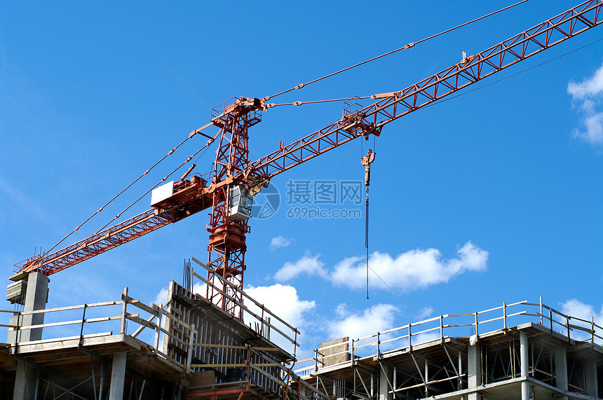 建筑建造就业经济安全帽劳动房地产多层工程机械商业机会图片