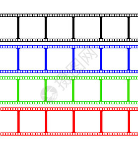 电影条纹颜色图片