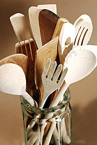 木勺子用具工具厨房图片