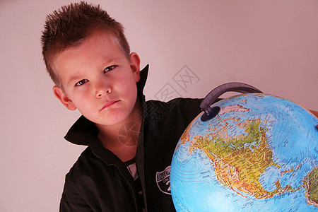 男孩与地球安全国际政治帮助教育孩子世界后代后人气候图片