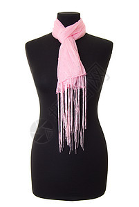 粉色围巾模型披肩服装黑色销售零售人体衣服白色女性图片