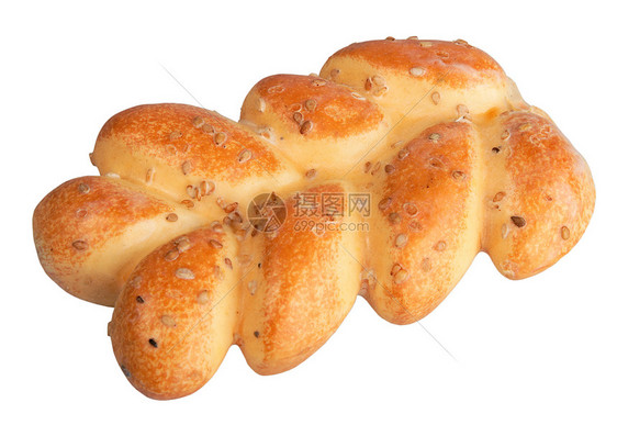 滚卷单面包黄色食物金子面包小麦橙子硬皮工作室照片摄影图片