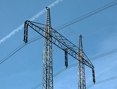 电力塔电气天空工程网络场地框架桅杆活力供电网格图片