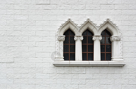 白墙上的窗口宏观窗户白色灰色天空文化场景黑色艺术建筑图片