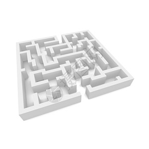 代号 Labyrinth 3d小路灰色盒子正方形细胞插图立方体白色平方空白图片