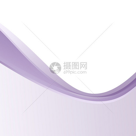 电波曲线弯曲白色海浪乐队坡度紫丁香艺术绘画图片