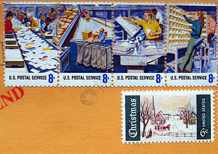 美国圣诞邮票邮票邮政邮资图片