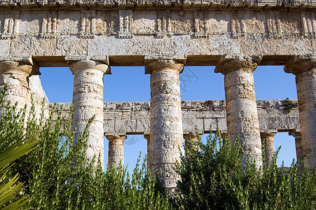 西西里神殿 美妙的西西里废墟柱子风格宗教历史寺庙文化石头古董柱廊图片