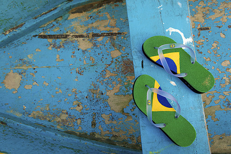 巴西滑坡假期气候乐趣休闲凉鞋旅游海岸线目的地蓝色热带图片