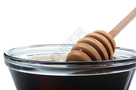 蜂蜜木头食物勺子店铺健康优势治疗棕色营养商品背景图片