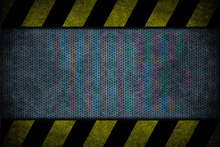 蓝色危险警告金属合金冒险障碍细绳条纹盘子床单酒吧图片