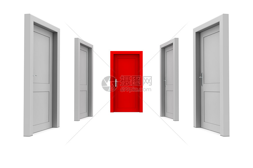 选择红门走廊门厅锁定过境框架标签红色桌子出口大厅图片