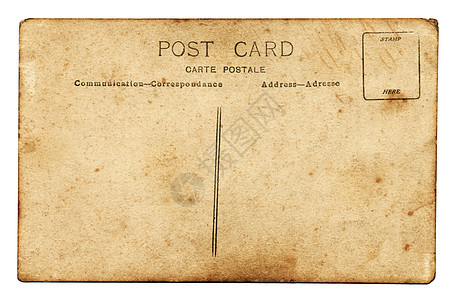 贺卡讯息框架邮资邮件打印古董卡片乡愁邮票褪色图片