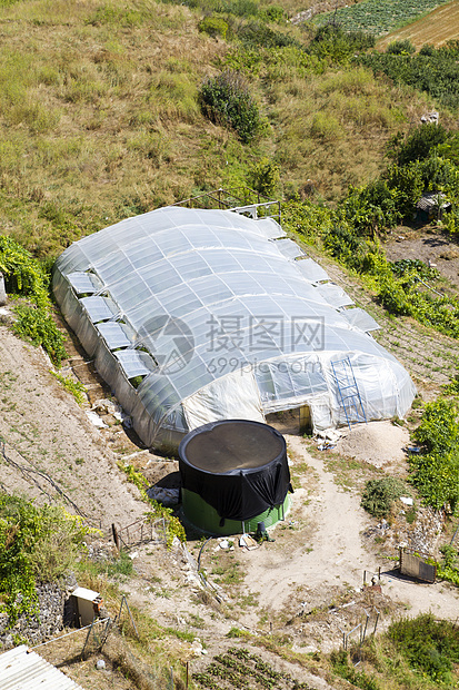 农村地貌景观中的耕地场景风景太阳叶子场地环境植物天空季节美丽图片