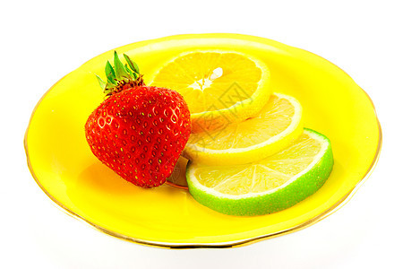 柑橘水果和草莓图片