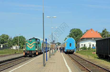 火车站的场景图片