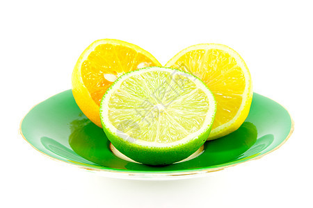 岩浆甜点柠檬水果食物白色饮食果汁绿色盘子黄色图片