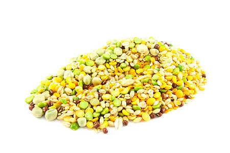 汤脉冲谷物食物园艺厨房扁豆核心种子白色绿色传统图片