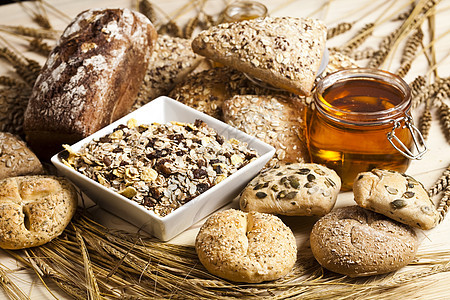 面包饼面包面团面粉酵母食物纤维粮食种子厨房糕点图片