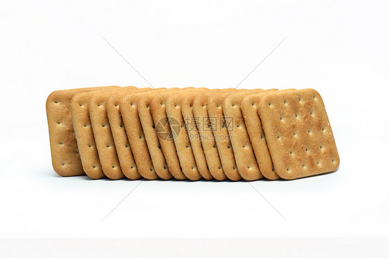 饼干堆食物生活方式甜点正方形糖类小吃面包图片