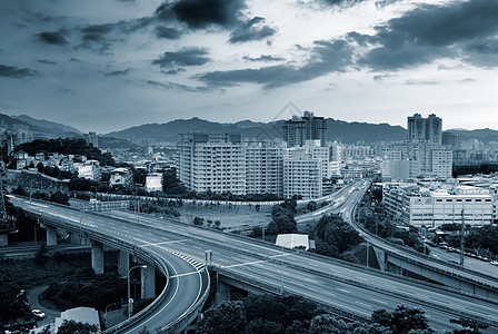 城市风景天际天空戏剧性交通公寓地平线市中心城市建筑物地标图片