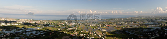 农村风景港口农场海洋国家住宅公寓建筑全景房子土地图片