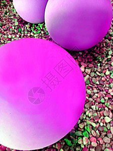 圆球和石头白色黑色插图圆形紫色黄色绿色孩子们圆圈礼物图片