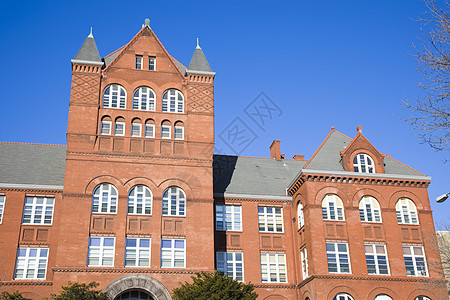 麦迪逊历史建筑大学校园窗户历史性蓝色天空建筑学图片