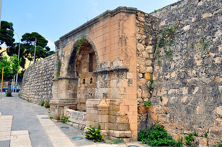 延尼卡尔阿加喷泉神话学建筑学历史拱形古董艺术柱子石头图片