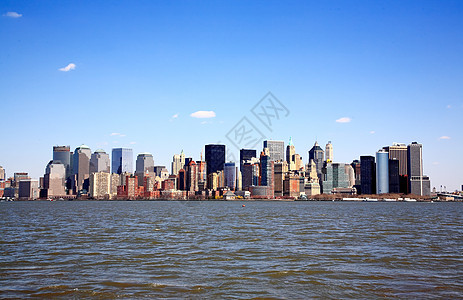 下曼哈顿天线城市商业港口日落游客地标国家办公室中心建筑学图片