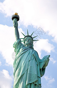 自由女神像旅行火炬天空纪念碑港口吸引力自由地标雕像公园图片
