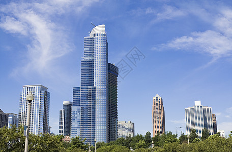 芝加哥南环大楼的南环背景图片