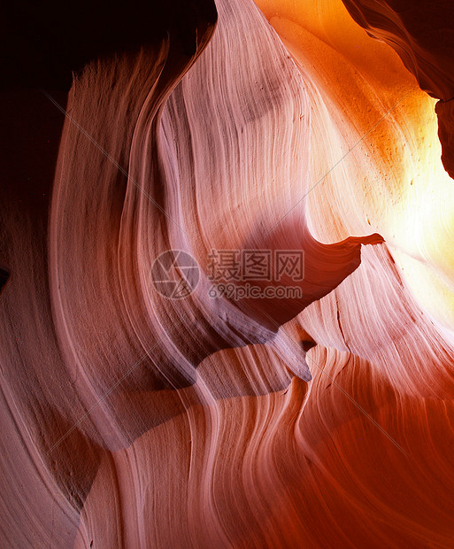 佩奇附近的上安特洛普斯小峡谷红色羚羊橙子游客干旱沙漠洞穴侵蚀石头峡谷图片