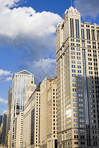 芝加哥河一带的建筑物办公楼都市城市生活景观市中心风光天际建筑学建筑城市图片