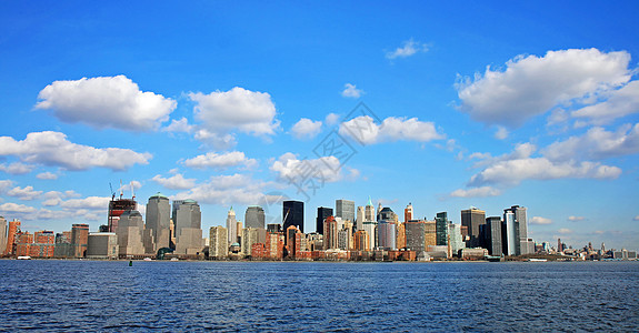 下曼哈顿天线海港游客中心旅行建筑水路自由日落港口建筑学图片
